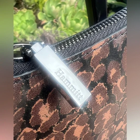 Hammitt Los Angeles VIP Becker Leopard Print Shoulder bag - Picture 3 of 6